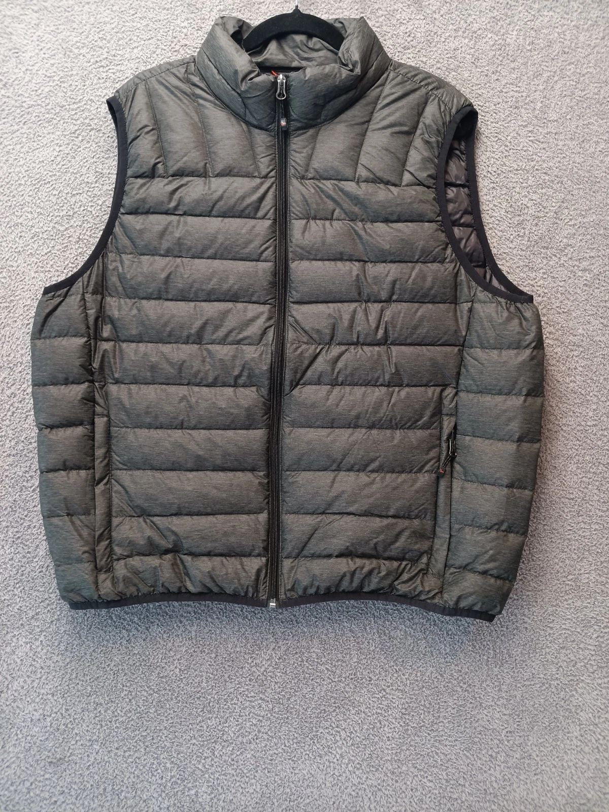 Hawke & Co Sport Down Puffer Vest Men’s L Gray Zip Front