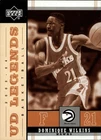 2003/2004 Upper Deck Legends Basketball "Throwback" Cards