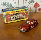 Matchbox Superfast No 15 Volkswagen 1500 Saloon 1968 Lesney - Original Box
