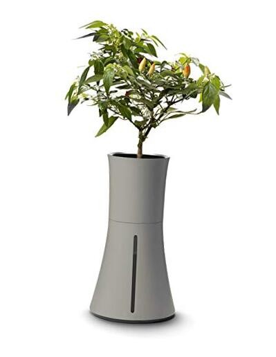  Hydroponic and Automatic Indoor Gardening Pot, Grey Ash Grey