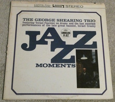 George Shearing Trio Record Album LP Jazz Moments ST-1827 Makin Whoopee Stereo