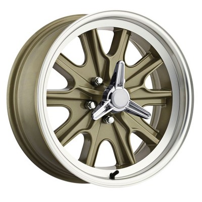 Legendary Wheel Co. Gold Haze 17''X7'' Alloy Single Wheel Mustang 1965-1973