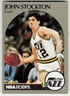 1991 Hoops 100 Superstars #97 John Stockton BASKETBALL Utah Jazz