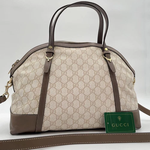 Sac bandoulière Gucci GG Supreme en cuir PVC 2 voies /Occasion++