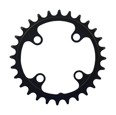 Plateau FSA Steel 3x10 Pour MTB – Compatible Shimano, 104 Mm X 32T, Noir, Acier Résistant, Pour Systèmes 10 Et 11 Vitesses