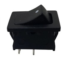 JS-606 - ROCKER SWITCH 1P1T 10A ON-OFF 125VAC QT 13X20MM BLK
