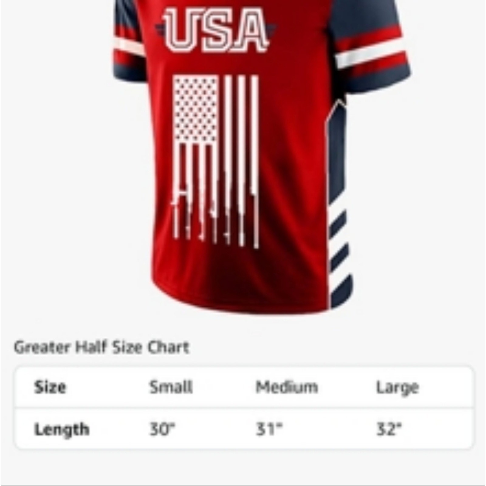 Greater Half Custom Second Amendment Foorball Jer… - image 2