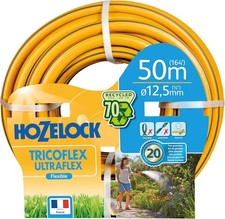 Hozelock - Tricoflex Ultraflex Hose, Yellow, 12.5 mm x 50 m