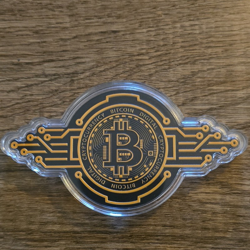 Bitcoin Digital Cryptocurrency Crypto-Collectible 5 oz .999 Fine Copper Round
