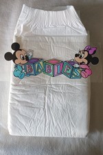 Mega adult disposable ABDL diaper-Mickey Mouse Babies READ DESCRIPTION FULLY