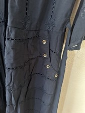 C&A Women  Large Dress Short Sleeve Dark Blue