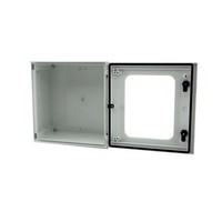 Verteilerwandschrank Hellgrau, Material: Kunststoff 1927123