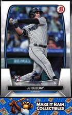 JJ Bleday 2023 Bowman #33 Miami Marlins Rookie RC