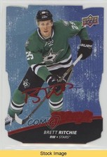 2017-18 Upper Deck MVP Colors and Contours Level 1 Blue Brett Ritchie READ 1o7y