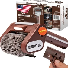 New HorsePower Giddy Up Grill Cleaner Cordless, Rechargeable BBQ- FreeShipping