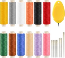 400 Yards Each, All Purpose Thread Polyester, 12 Color Sewing Thread Kit