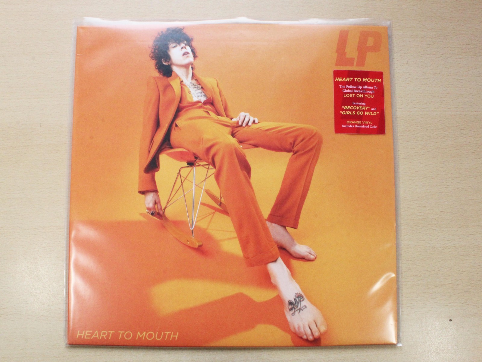 LP/Heart To Mouth/2018 LP/Laura A. Pergolizzi/Orange Vinyl/EX