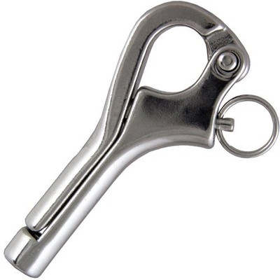 Pelikanhaken M6 M8 Edelstahl A4  mit Innengewinde Karabiner Schnapphaken Haken