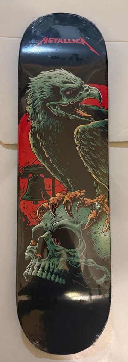 skateboard DVD 海外版 Metallica Philadelphia 2025 Official Skateboard Deck M72 Tour