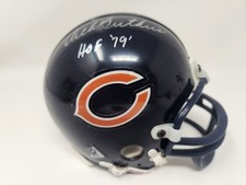 Chicago Bears Dick Butkus Signed Mini Helmet JSA COA BUF