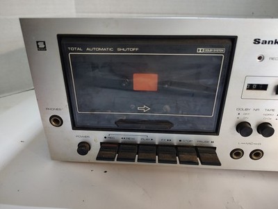 Platine Cassette Sanyo STD-1700 – Vintage – Pour Pièces / Réparation – Fumée Magique