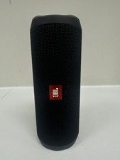 JBL Flip 4 Black Wireless Speaker Battery Issues For parts only READ DESCRIPTION