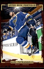 Alex Pietrangelo 2015-16 Upper Deck Portfolio #155 Blues NHL READ FREE SHIPPING