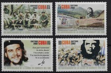 sCUBA Sc# 4786-4789  ERNESTO CHE GUEVARA guerrilla CPL SET of 4   2007  MNH