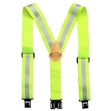 Hi-Vis Safety Suspenders Reflective Safety Tool Belt Suspender for Men Heavy ...