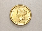 1853-P $1 LIBERTY HEAD ONE DOLLAR GOLD COIN
