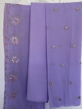 3 Piece Unstitched Crape Kameez Shalwar and Dupata for Women