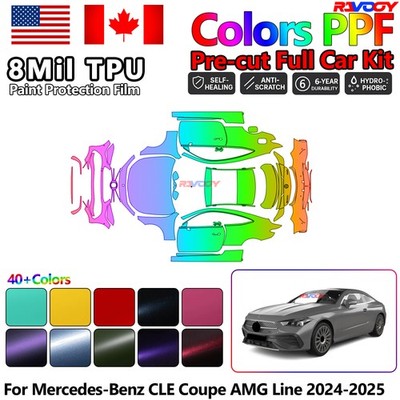 Precut PPF Paint Protection Film For Mercedes-Benz CLE Coupe AMG Line 2024-2026