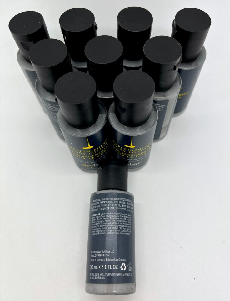 ALOFT Drybar® Replenishing BODY LOTION TRAVEL Size 1 oz Bottles 10 PACK Lot eBay