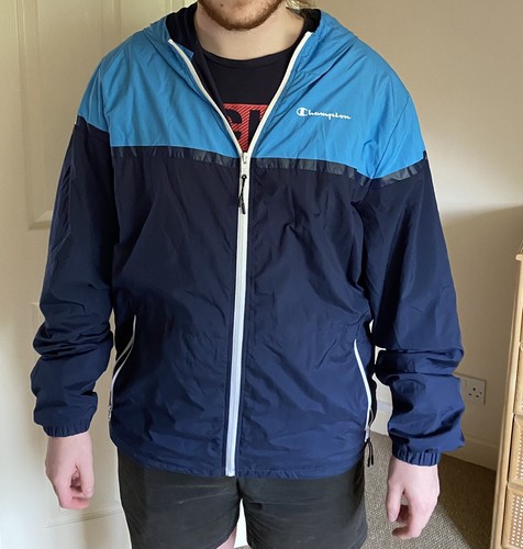 Champion Blue Windbreaker - Size XXL 