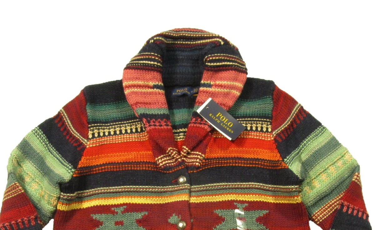 Polo Ralph Lauren Women's Multicolor Southwestern Aztec Shawl