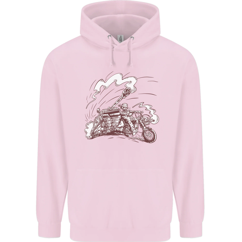 An Army Biker With Tank Skull Motorcycle Childrens Kids Hoodie - Picture 68 of 88