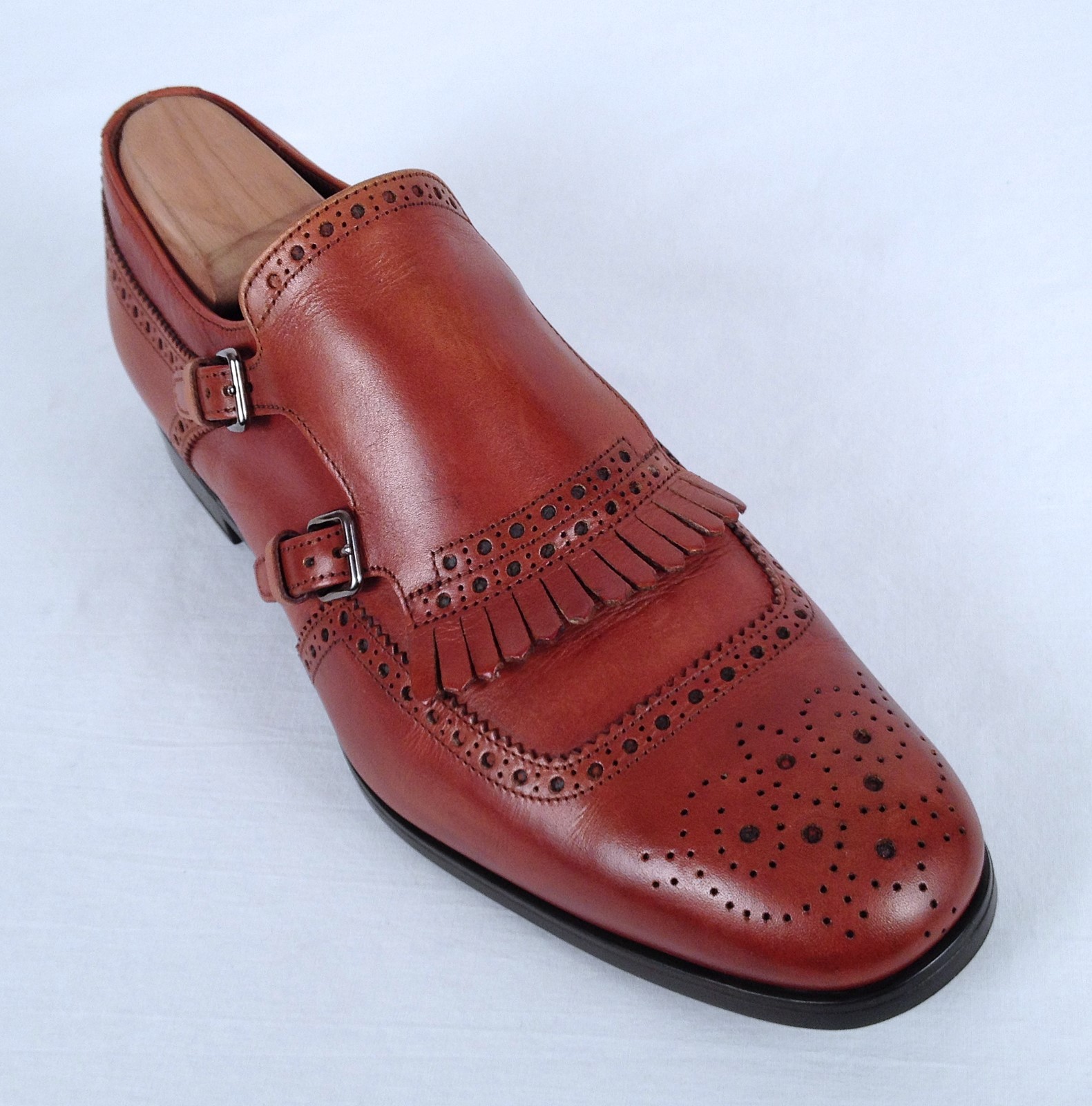 prada monk strap shoes