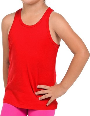 Toddler Girl Raceback Tank Top, Red Girls Size 5/6 Red Racerback Tank Tops