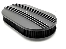 Holley Sniper EFI FiTech Air Cleaner Set Finned Aluminum Washable All Black