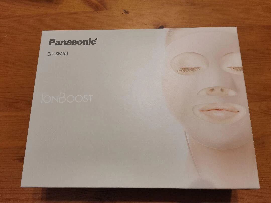 Panasonic ION BOOST Mask Facial Equipment Device Gold EH-SM50-N Used W/Box Japan