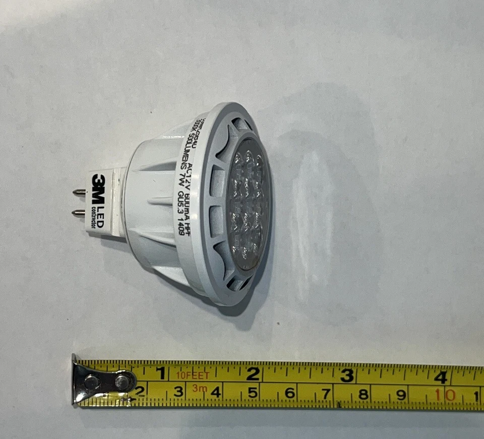 7W - 120V MR16 GU10 Base 3000K Dimmable LED Soft White Light Bulb (8 Pack) - Image 4 of 4