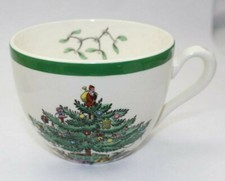 Spode Christmas Tree Coffee Tea Cup England S3324-H 9 Vintage Fine China