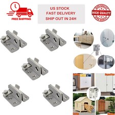 5PCS Flip Latch Thickened Heavy Duty Hasp Safety Sliding Door Lock Gate Latches