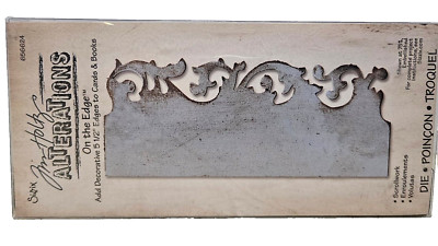 Sizzix Tim Holtz Scrollwork Die Alterations Edge 2009 Crafting 5 1/2'' #656624