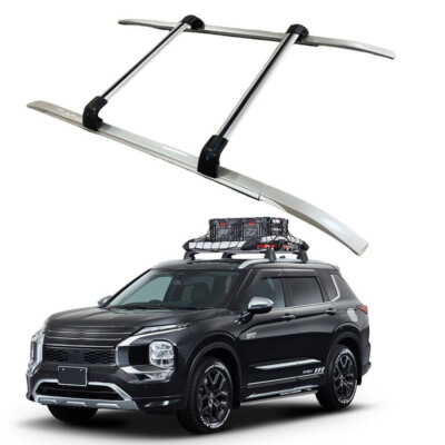 4PCS Roof Rail Rack +2PCS Cross Bars Set Fits For Mitsubishi Outlander  2022-2024