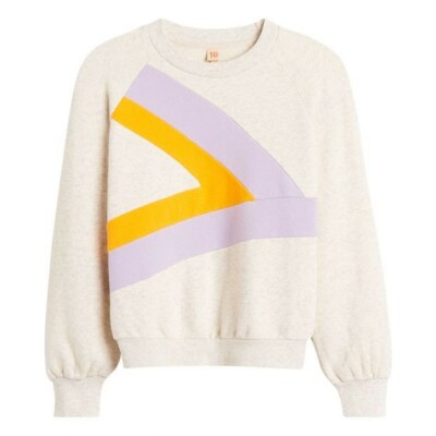 bellarose vaja sweatshirt light grey girls size 14