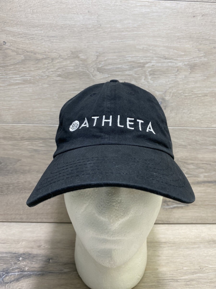 Athleta Womens Black Nylon Script Logo Adjustable Baseball Cap Hat One Size NEW Athleta Polyester Hats for Women for sale | eBay main image 4