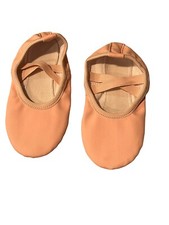 Stelle Ballet Ballerina Dance Shoes Slippers 11ML Girl Pink Leather Sole