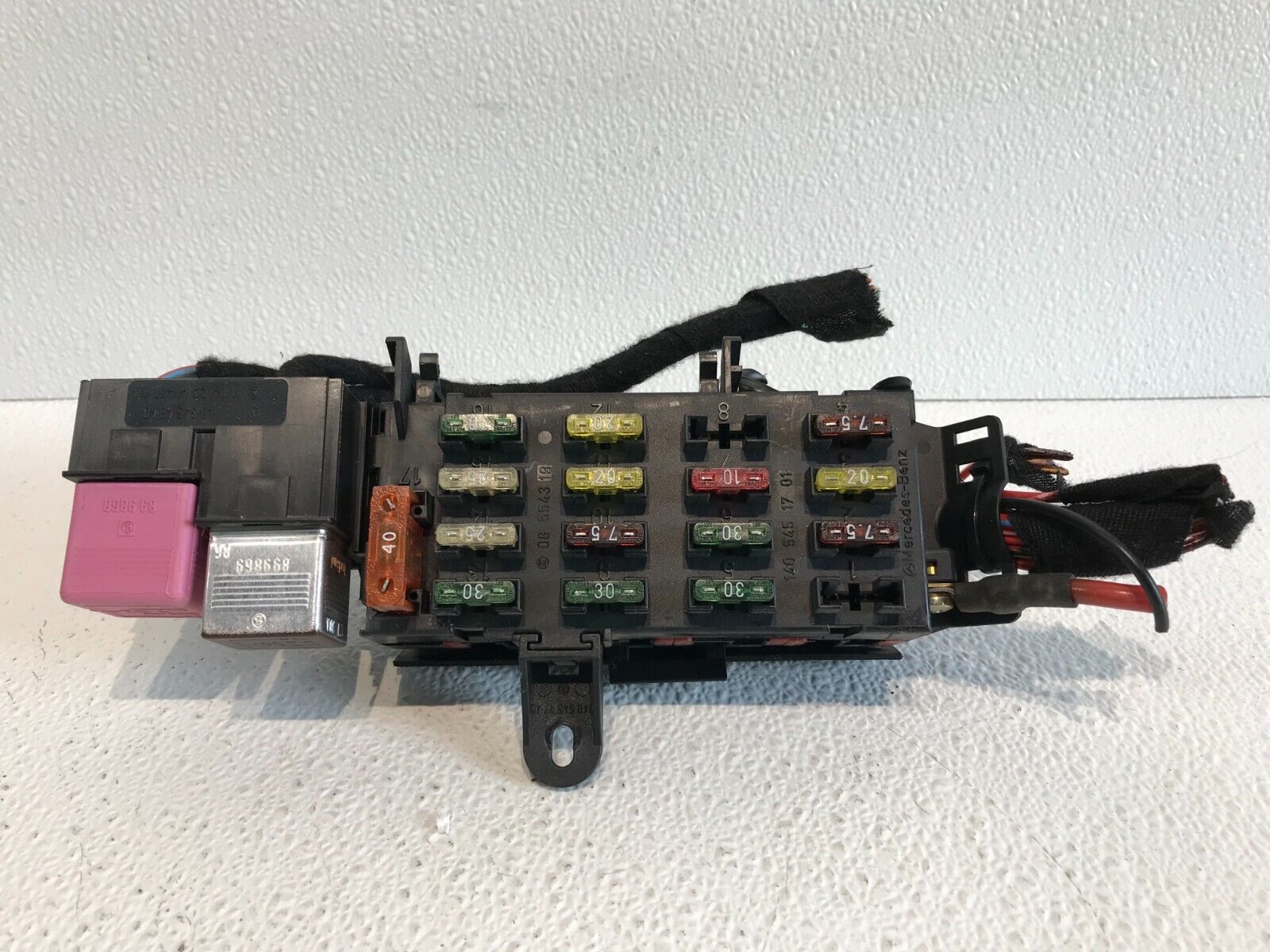 94-99 Mercedes W140 S320 S500 S600 Rear Fuse Relay Box Panel OEM 1405454840