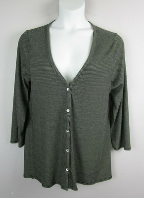 white thick cardigan